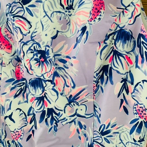 Lilly Pulitzer Cathy Knit Shift Light Lilac Trunks in the Air 16 NWT - Picture 3 of 6